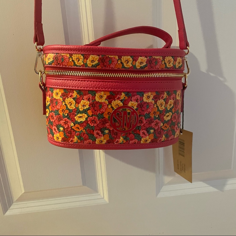 Steve Madden floral train case purse